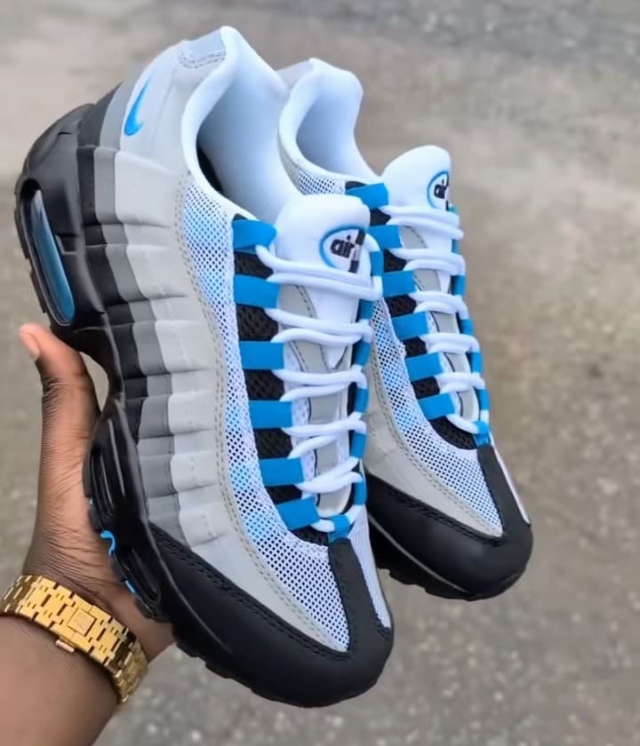 Nike Air Max 95 White/Cyan